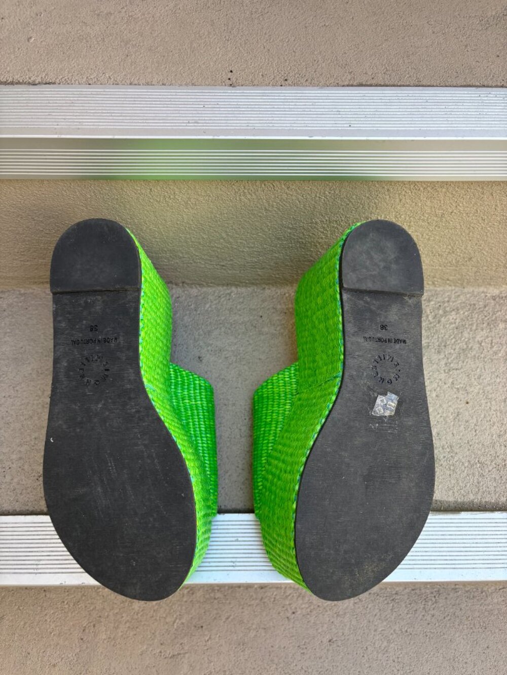 Simon Miller Green Woven Platform - Picture 6 of 10